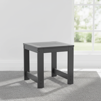 Table d'appoint pliable en HDPE légère pour l'extérieur, résistante aux intempéries, table basse carrée moderne pour l'école et le balcon