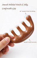Peigne de massage en bois de santal Dragon Phoenix Guangdong, portable, multi-styles, fonctionnel, avec logo personnalisable disponible, pour le corps entier