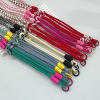 Cordon de téléphone en nylon en gros avec patch, sangle universelle colorée pour le cou, anti-perte, bandoulière pour téléphone portable