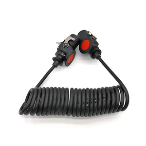 Cable de enlace de remolque EBS ABS en espiral retráctil de alta calidad Cable de resorte eléctrico de 7 pines - Product Image 3