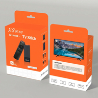 Android TV Stick AOSP S3 Más Vendido, Allwinner H313, 2GB, 8GB, 4K HD, Transmisión en Vivo, 1 Año