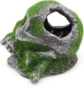 Harsen beeldje <span class=keywords><strong>aquarium</strong></span> landschap schedel rots vis schuilplaats grotten voor goudvis betta tank decoratie zoetwater zeeaquaria - Product Image 5