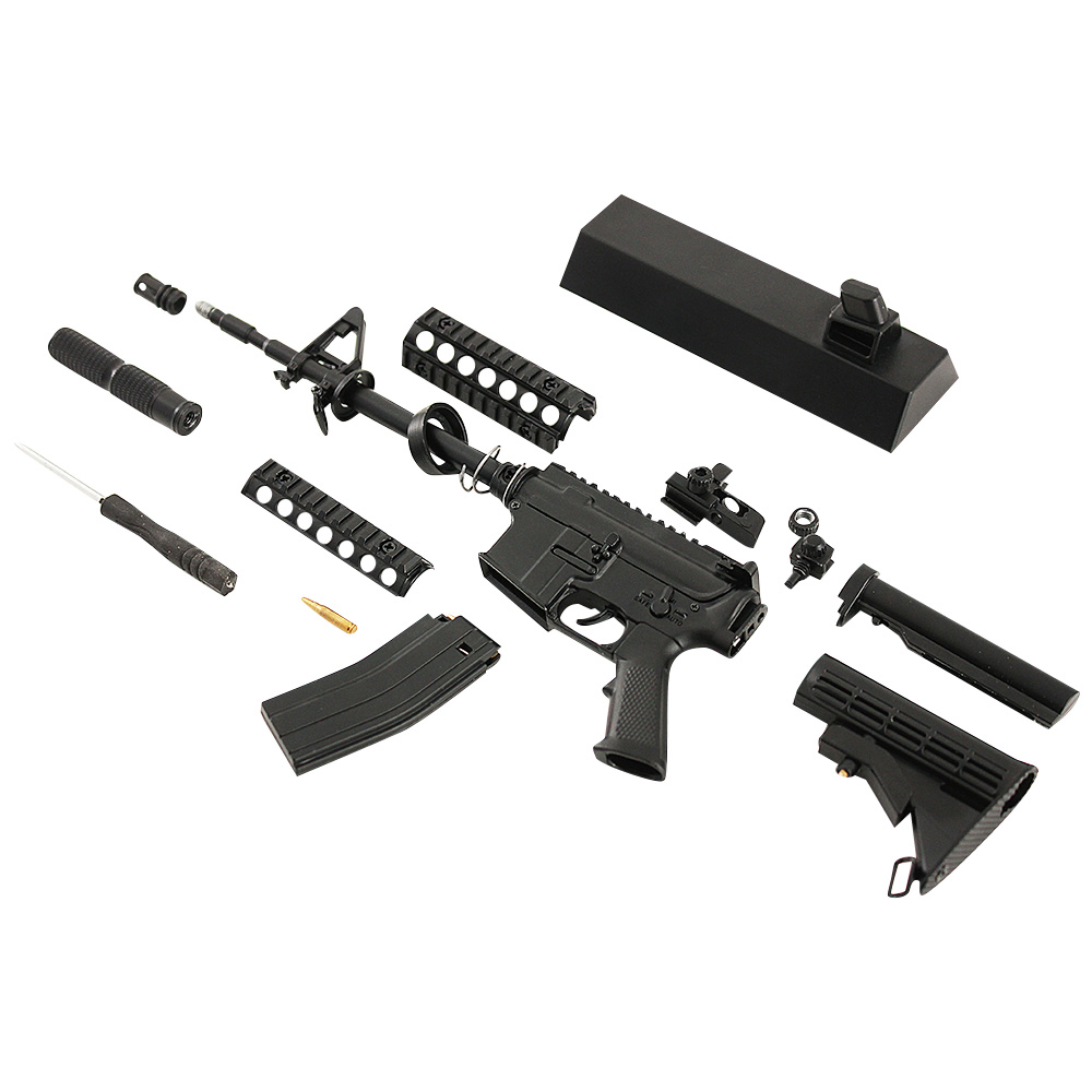 精巧1/3スケール　ミニチュアライフル　AR15 Mg Wholesale Rifle Miniature Alloy AR15 1:3 Metal Gun Model