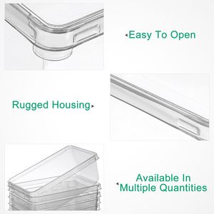 Tiramisu Box <b>Food</b> Grade PS <b>Plastic</b> <b>Container</b> Lid Mousse Cake Packaging Wholesale clear Storage Dessert Box Rectangle 1mm Thick - Product Image 6