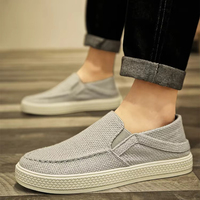 Chaussures de skate en tissu pour hommes, tendance, polyvalentes, décontractées, pour l'été