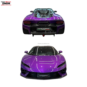 ชุดแต่งกันชนคาร์บอนไฟเบอร์แท้ Temerario OEM คุณภาพสูง สีดำคาร์บอน พร้อมลิ้นกันชนหน้า ดิฟฟิวเซอร์ สปอยเลอร์ สเกิร์ตข้าง 100% - Product Image 1