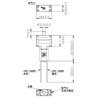 Pompe à air micro-diaphragme sans huile 5V basse pression, directement de l'usine, pour l'échantillonnage de gaz médical et les tensiomètres