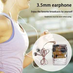 Radio Portátil AM FM Mini de Bolsillo con Sonido Nítido, Funciona con Pilas AAA, para Uso en Interiores y Exteriores, Grabadoras de Casete - Product Image 4