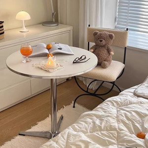 Mesa de Comedor Contemporánea de Acero para Espacios Pequeños, Muebles para el Hogar, Villa, Hotel, Apartamento, Cafetería, Tienda de Té con Leche, Reuniones y Negociaciones - Product Image 6