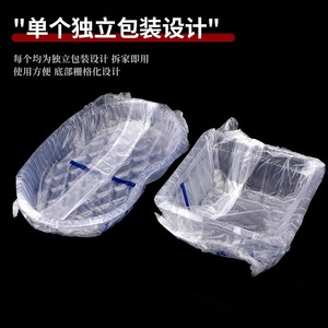 Bandeja Desechable para Cambio de Apósitos en Forma de Riñón, 120 mm, Plástico Transparente, Empaque Individual Esterilizado, 100 Unidades - Product Image 4