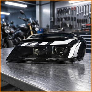 Pour Audi A3 8P 2008-2012, style RS5, phare avant à LED matriciel, feux de jour à LED, clignotants dynamiques séquentiels, projecteur - Product Image 4