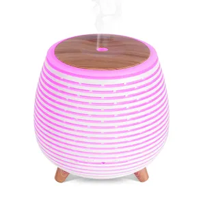 2024 Popular USB Ultrasonic Cool Mist Humidifier 7 Color LED Lights Portable Aromatherapy Essential Oil Household 1 Year