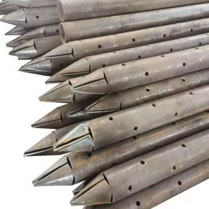 Fabrication de tuyaux en <span class=keywords><strong>acier</strong></span> au carbone modernes et revêtus pour le renforcement des murs de tunnels par injection de coulis - Product Image 3