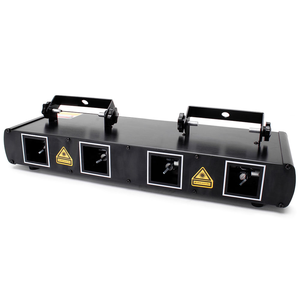 U'king Mini Vier Gaten Laser Podium Effect Licht Disco Dj Stage Light Projector Tonen Voor Dj Bar Club Party Show - Product Image 1