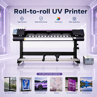 Plotter de Impresión de Etiquetas de Inyección de Tinta Automático de 1.6m y 1.8m, con Tinta Eco Solvente, para Impresión de Pósters Grandes