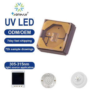 Seoul Viosys UVB LED Diode Chip Phototherapie Instrument Härtung Vitiligo Psoriasis Wachsen Licht Vitamin D SVC SMD3535 310nm UV LED - Product Image 1
