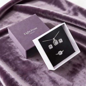 Boîte à bijoux portable en acrylique personnalisable - Pour boucles d'oreilles <span class=keywords><strong>et</strong></span> mini-cadeaux - Product Image 1