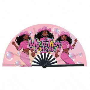 Wholesale Eco-Friendly Painted Plastic <b>Hand</b> <b>Fan</b> - Product Image 5