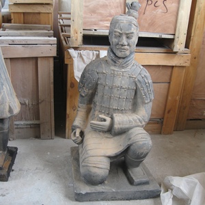 Jardin décoratif en pierre naturelle marbre <span class=keywords><strong>statue</strong></span> grandeur nature <span class=keywords><strong>guerrier</strong></span> <span class=keywords><strong>chinois</strong></span> <span class=keywords><strong>statue</strong></span> à vendre - Product Image 2