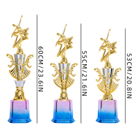 Trofeo de Plástico Personalizado de Fábrica para Ganadores de Ballet, Premios Elegantes para Competiciones y Eventos