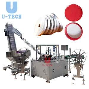 full Automatic Cap Lining Wadding machine liner cutting and inserting plant machinery equipment