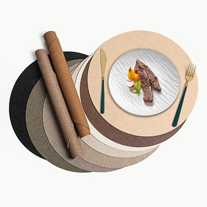 Vente chaude, petit tapis de table en cuir à carreaux, luxe léger, double face, imperméable, isolation thermique, Guangzhou, usage domestique, hôtel, style occidental - Product Image 2