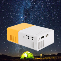 Lage MOQ fabrieks prijs YG300 Android9 WiFi LED Smart LCD projector 4K klaar zakformaat draagbare mini hoge helderheid