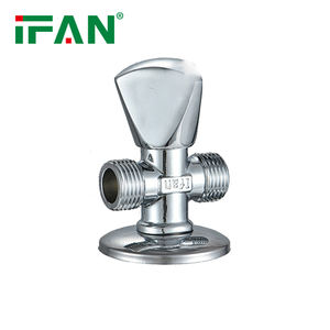 Válvula de ángulo de latón de alta calidad IFAN, válvula de parada de apertura lenta de 1/<span class=keywords><strong>2</strong></span> pulgadas para válvula de ángulo de inodoro de baño - Product Image 6