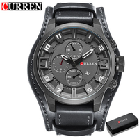 Montre Curren Homme 8225 Luxe Quartz Montre-Bracelet pour Hommes Étanche Décontractée Tendance Affaires Sport