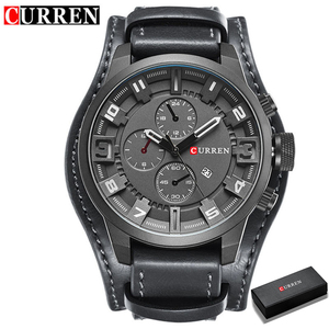 <span class=keywords><strong>Montre</strong></span> Curren <span class=keywords><strong>Homme</strong></span> 8225 Luxe Quartz <span class=keywords><strong>Montre</strong></span>-Bracelet pour Hommes Étanche Décontractée Tendance Affaires Sport - Product Image 4