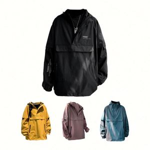 Design Wholesale Men's Winter <b>Jacket</b> Slim Parka with Zipper and Hood Fashion Printed Outwear Coat - Product Image 4