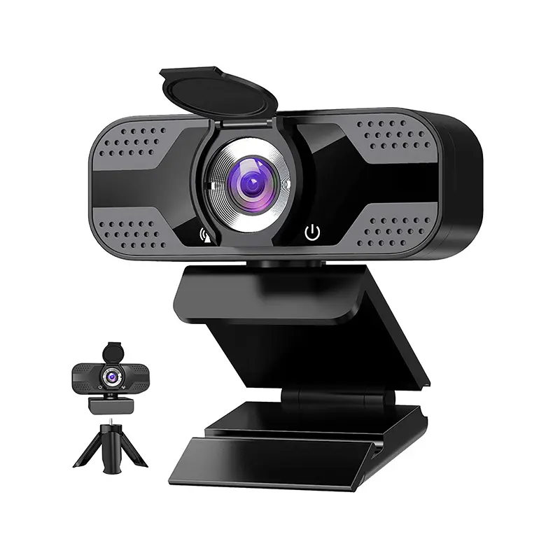 High Definition Rotatable HD Webcams Computer 1080P Webcam with Privacy Cover For PC Laptop
