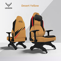 Ensemble de chaise et canapé de gaming ergonomique avec fauteuil inclinable style course, support lombaire, accoudoirs réglables et repose-pieds confortable