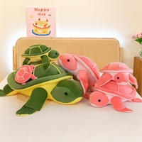 Peluche tortue de simulation, rembourrage en coton PP, oreiller de sommeil, cadeau d'anniversaire pour enfants, faible MOQ, vente en gros ODM