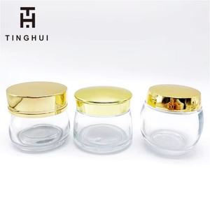 Frascos de Vidrio Cosméticos de 120 ml, Botellas para Crema de Maquillaje, Mascarilla Facial, Loción, Envase de 100 g con Tapa Dorada en Forma de Domo - Product Image 5