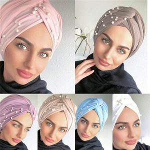 Turbante musulmán de algodón para mujer, hijab árabe, turbante para la cabeza, turbante indio africano, diadema giratoria, turbante para mujer - Product Image 2