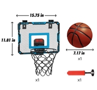 TJ Mark Indoor Mini Kunststoff Basketball korb für Kinder über der Tür mit LED-Licht Anzeigetafel Custom ized Logo-Fun Lernspiel zeug