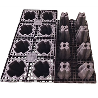 Système de récupération d'eau de pluie modulaire haute résistance avec cellules de réservoir d'infiltration souterrain modulaires