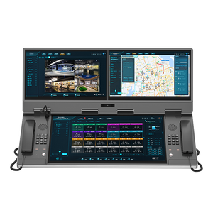 YE-EH238-3P SIP Emergency Microphone Operator Console SIP Dispatch <strong>Intercom</strong> System For Metro Subway Control Room Call Center - Product Image 1