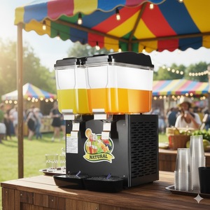 Dispensador de Bebidas Frías Multifuncional Comercial FMS FCS-162C de 16L con 2 Tanques de Acero Inoxidable Cromado para Enfriar/Calentar - Product Image 6