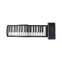 Factory BR-A61 Kids Electronic Organ Hand Roll Piano Keyboard Musical Instruments Foldable Piano With 61 Keys
