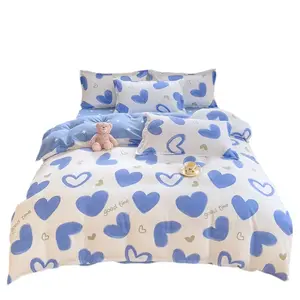 Set di biancheria da letto stampati 3D personalizzati morbidi e comodi 4 pezzi copripiumino copriletto per lenzuola per l'inverno