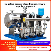 Pompe à eau à fréquence variable en acier inoxydable pour bâtiment commercial, multi-pompes en parallèle à pression constante avancée
