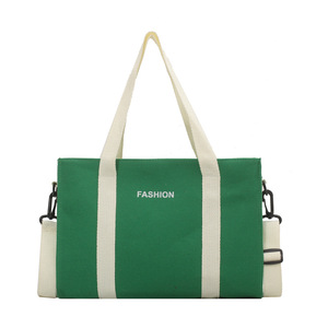 Bolsos de Mano de Algodón para Mujer, Bolsos de Lona Casuales para Fin de Semana, Bolsos Cruzados, Bolsos de Viaje de Gran Capacidad - Product Image 1