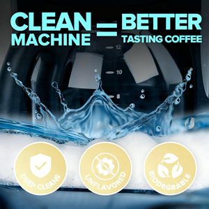 Tablettes de nettoyage pour machine à café de qualité supérieure, détartrant solide efficace pour les moulins et les machines à expresso - Product Image 3