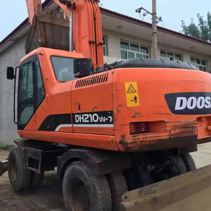 Excavatrice multifonctionnelle sur chenilles originale de la Corée DOOSAN DH210W-7 Hyundai à haut rendement en bon état d'occasion en vente - Product Image 1