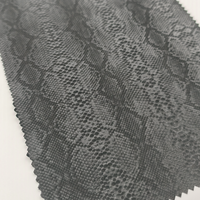 Tissu en cuir PU tricoté fin de 0,18 mm, coupe-vent, 110 GSM, léger, résistant à l'abrasion, pour vêtements et robes