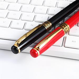 Di lusso Heavy Executive metallo rullo penna a sfera Logo personalizzato goffrato vendita calda regalo con Logo personalizzato - Product Image 4