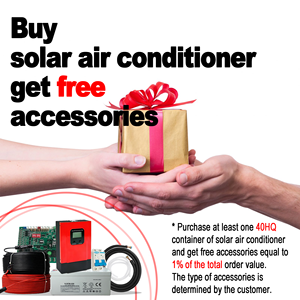 Aire Acondicionado Híbrido Solar Térmico de 24000 BTU, 2 Toneladas, 3 HP, para Uso Doméstico, UNP-DC48V24K, con WIFI - Product Image 6