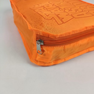 Terry bez havlu havlu kozmetik çantası makyaj büyük özel Logo kozmetik çantası Polyester yıkama çantası - Product Image 5